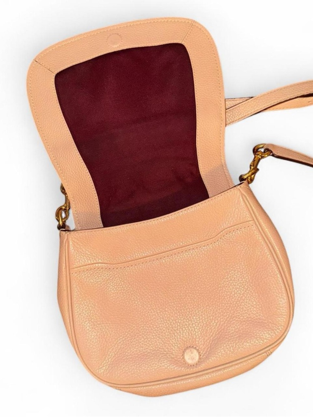 Marc Jacobs Leather Saddle Crossbody Bag - Unbranded